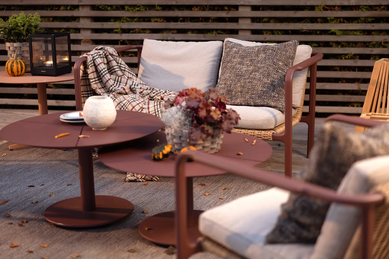 Motty fauteuil, Zin red-teddy beige Brafab