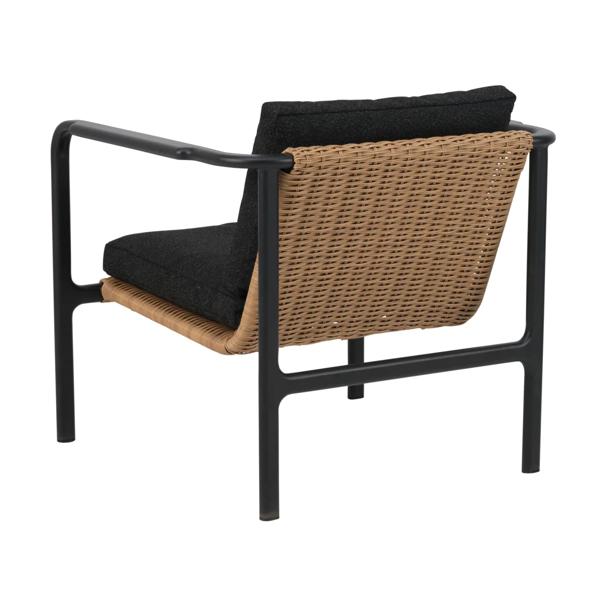 Motty fauteuil, Zwart-teddy black Brafab