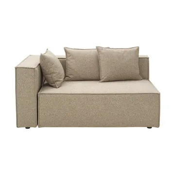 Muki bankmodule - Light taupe, rechter eindmodule - Brafab