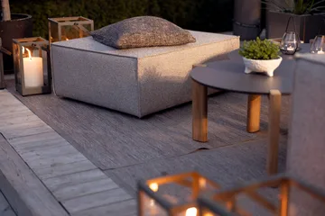 Muki poef - Light taupe - Brafab