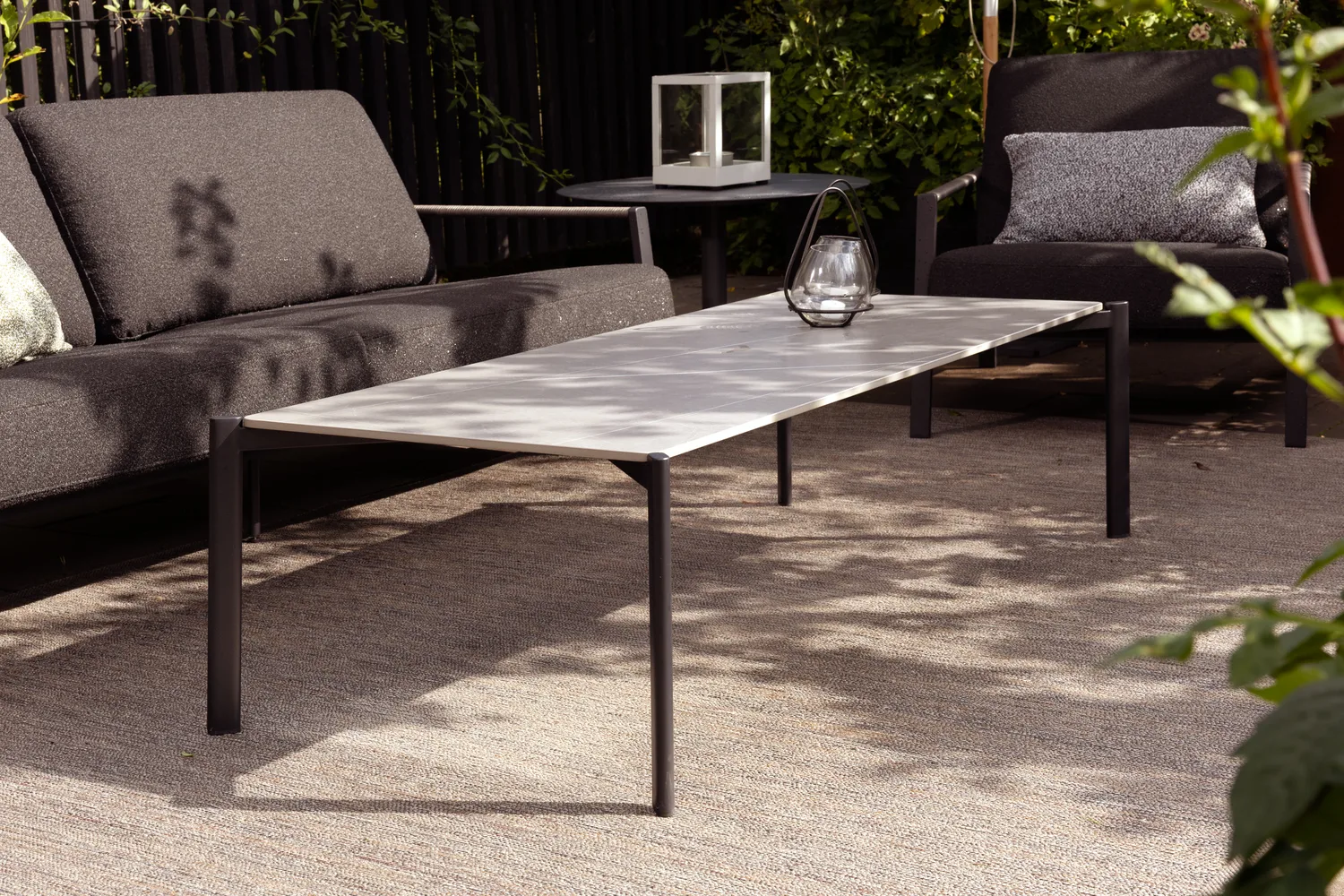 Naos bank, Zwart-teddy black, 2,5-zits Brafab