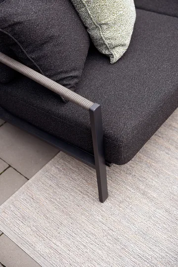 Naos bank - Zwart-teddy black, 2,5-zits - Brafab