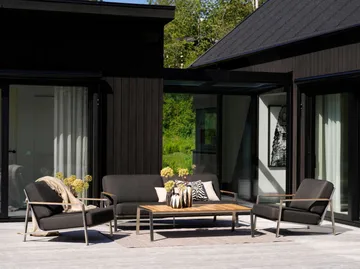 Naos fauteuil - Roestvrij staal-nearly black - Brafab