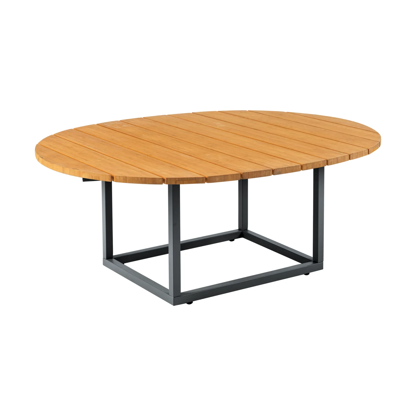 Olive salontafel, Antraciet-bamboe, 110x80 cm Brafab