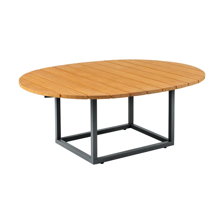 Olive salontafel - Antraciet-bamboe, 110x80 cm - Brafab