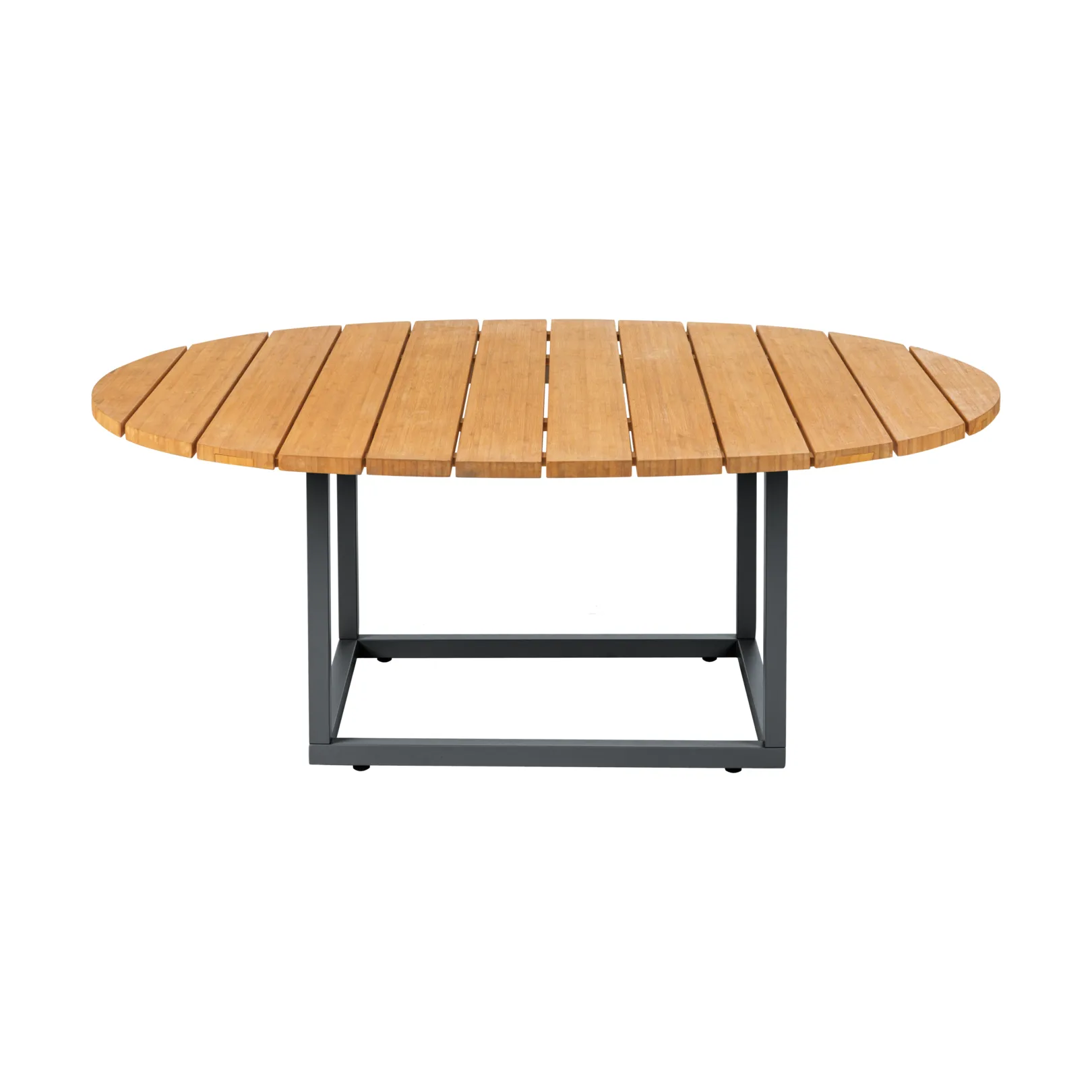 Olive salontafel, Antraciet-bamboe, 110x80 cm Brafab