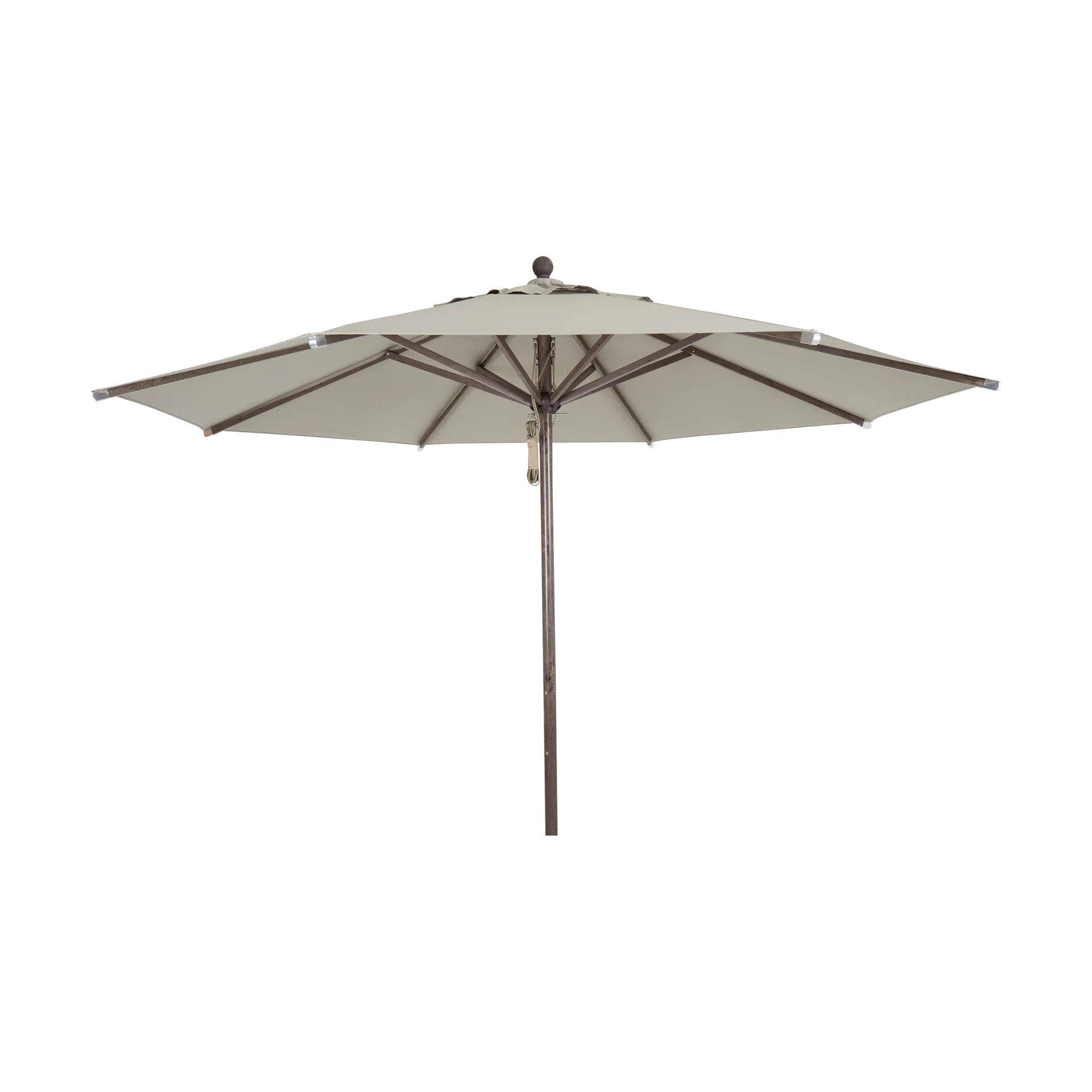 Paliano parasol, Bruin-taupe 350 cm Brafab