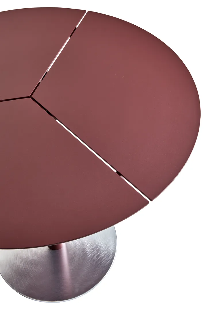 Peace Bistro cafétafel Ø80 cm Zin red - Brafab