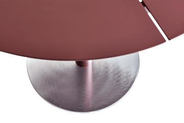 Peace Bistro cafétafel Ø80 cm Zin red - undefined - Brafab