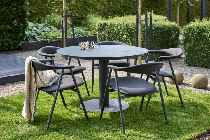 Peace eettafel Ø110 cm Anthracite Brafab