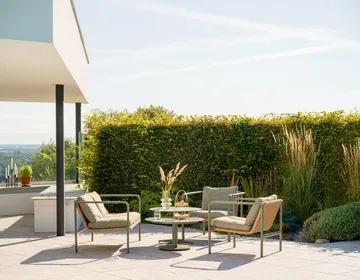 Peace salontafel - Nordic green, Ø80x46 cm - Brafab