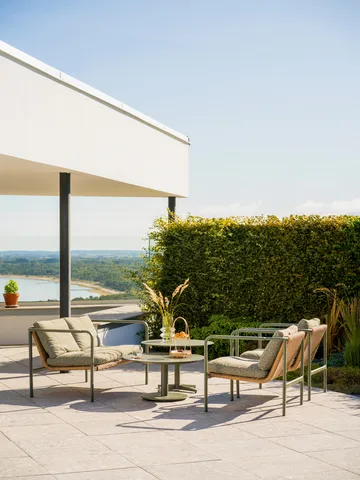 Peace salontafel - Nordic green, Ø80x46 cm - Brafab