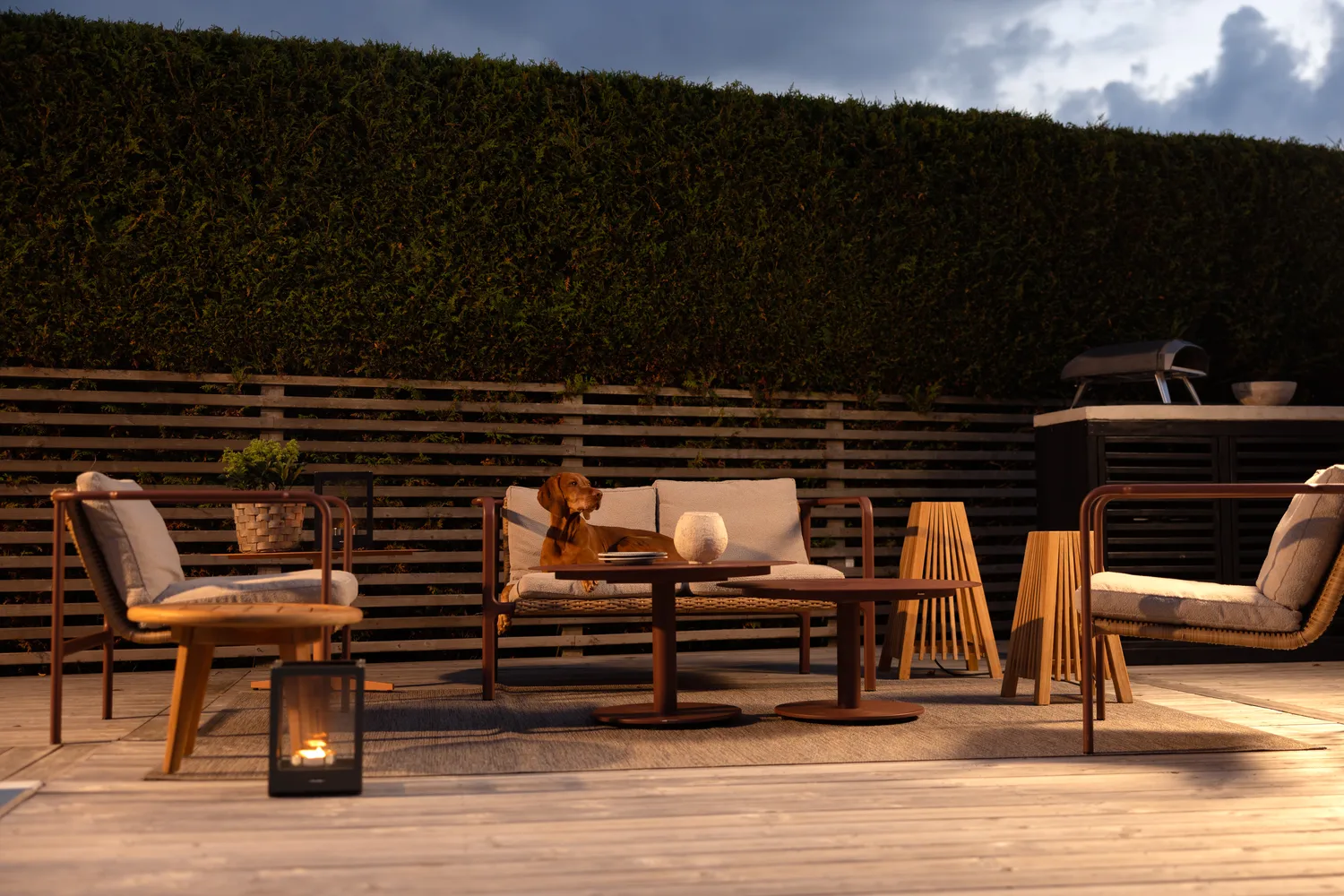 Peace salontafel, Zin red, Ø80x46 cm Brafab