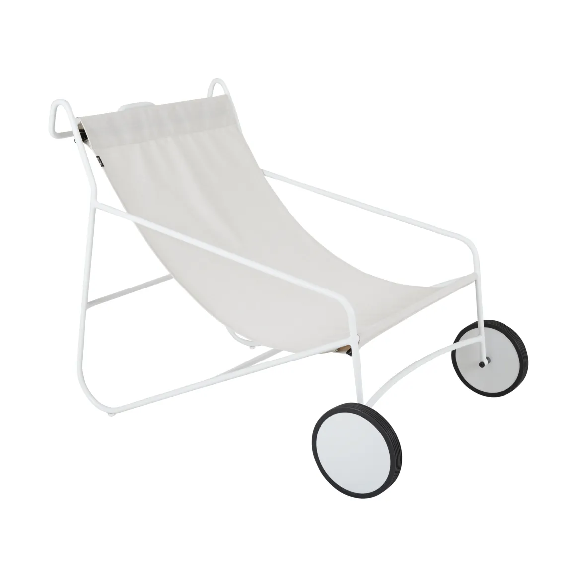 Poul Chair loungestoel, Wit Brafab