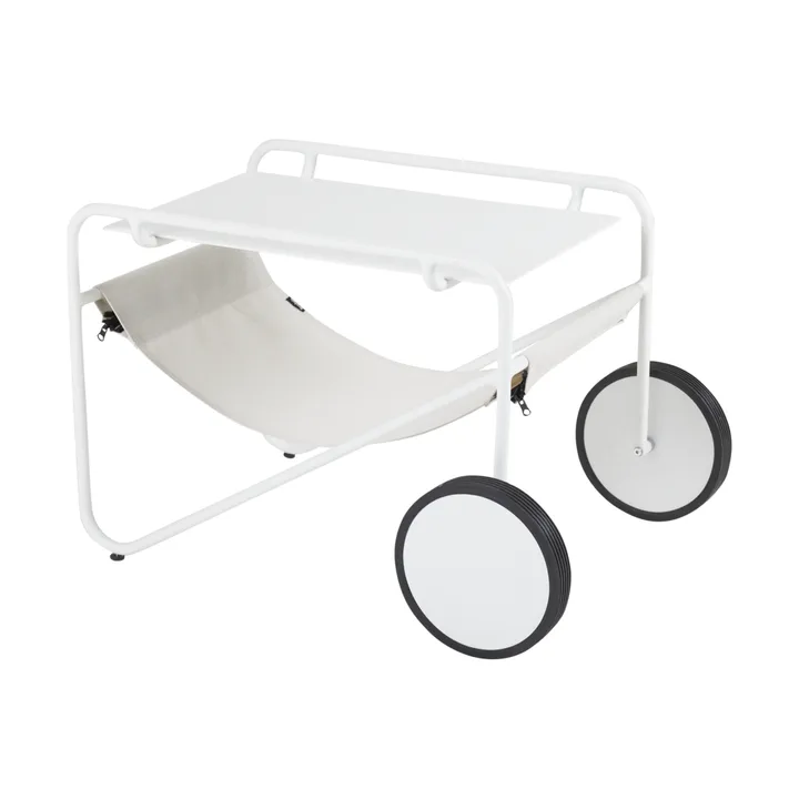 Poul Table bijzettafel - White-off white, 72x44 cm - Brafab