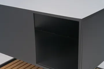 Prep buitenkeuken kast 110x90x70 cm - Zwart - Brafab