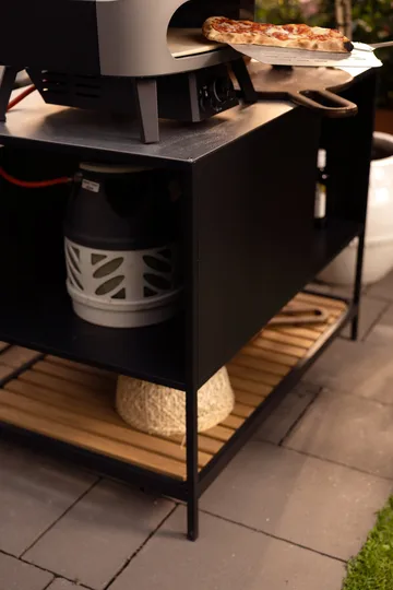 Prep buitenkeuken kast 110x90x70 cm - Zwart - Brafab