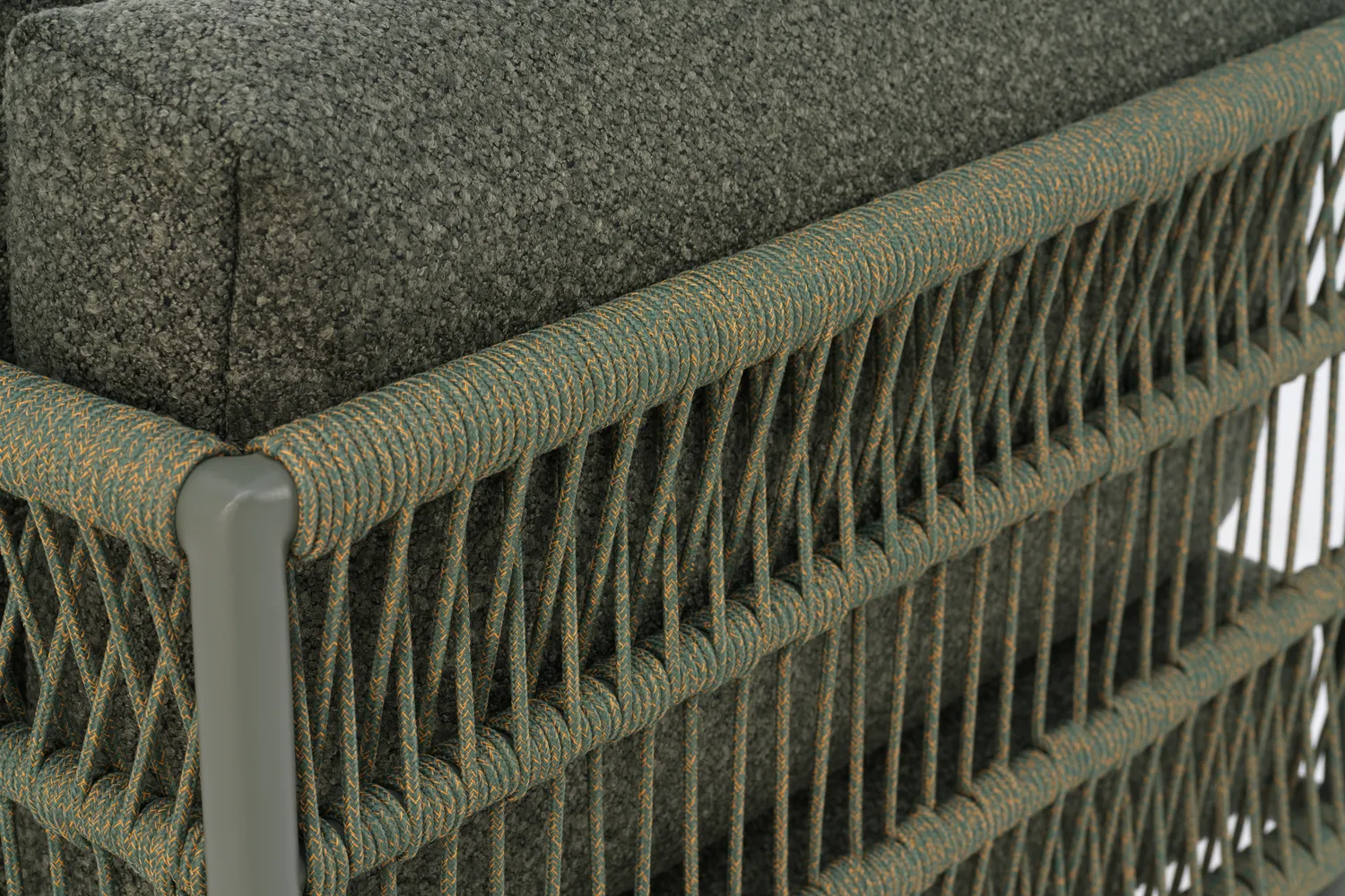 Reno modulaire bank, Nordic green-raw avocado, hoek Brafab