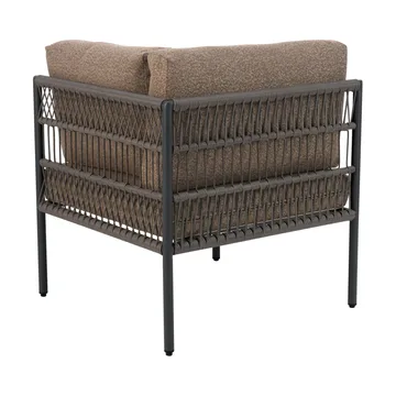 Reno modulaire bank - Zwart-raw peanut, hoek - Brafab