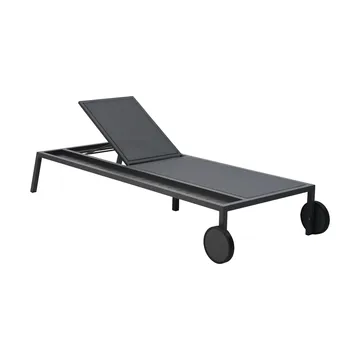 Samvaro ligbed 218x92 cm - Antraciet-pearl grey - Brafab