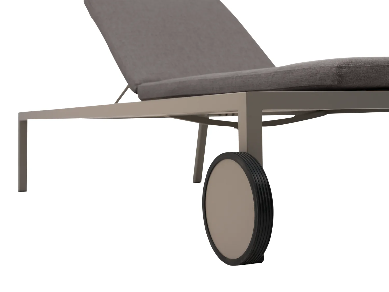 Samvaro ligbed 218x92 cm, Khaki-soft dawn Brafab