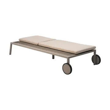 Samvaro ligbed 218x92 cm - Khaki - Brafab