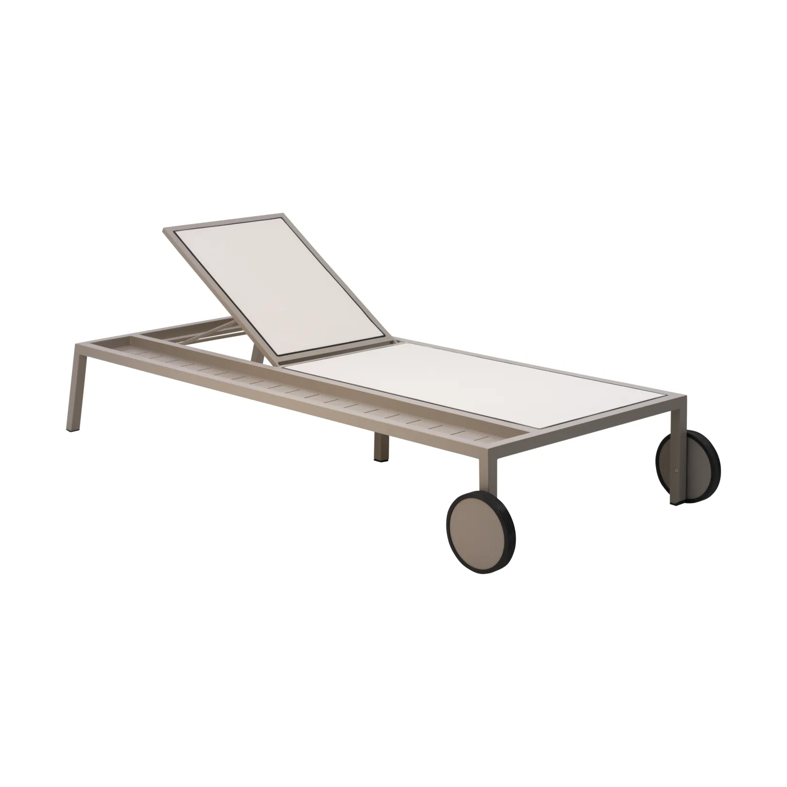 Samvaro ligbed 218x92 cm, Khaki Brafab