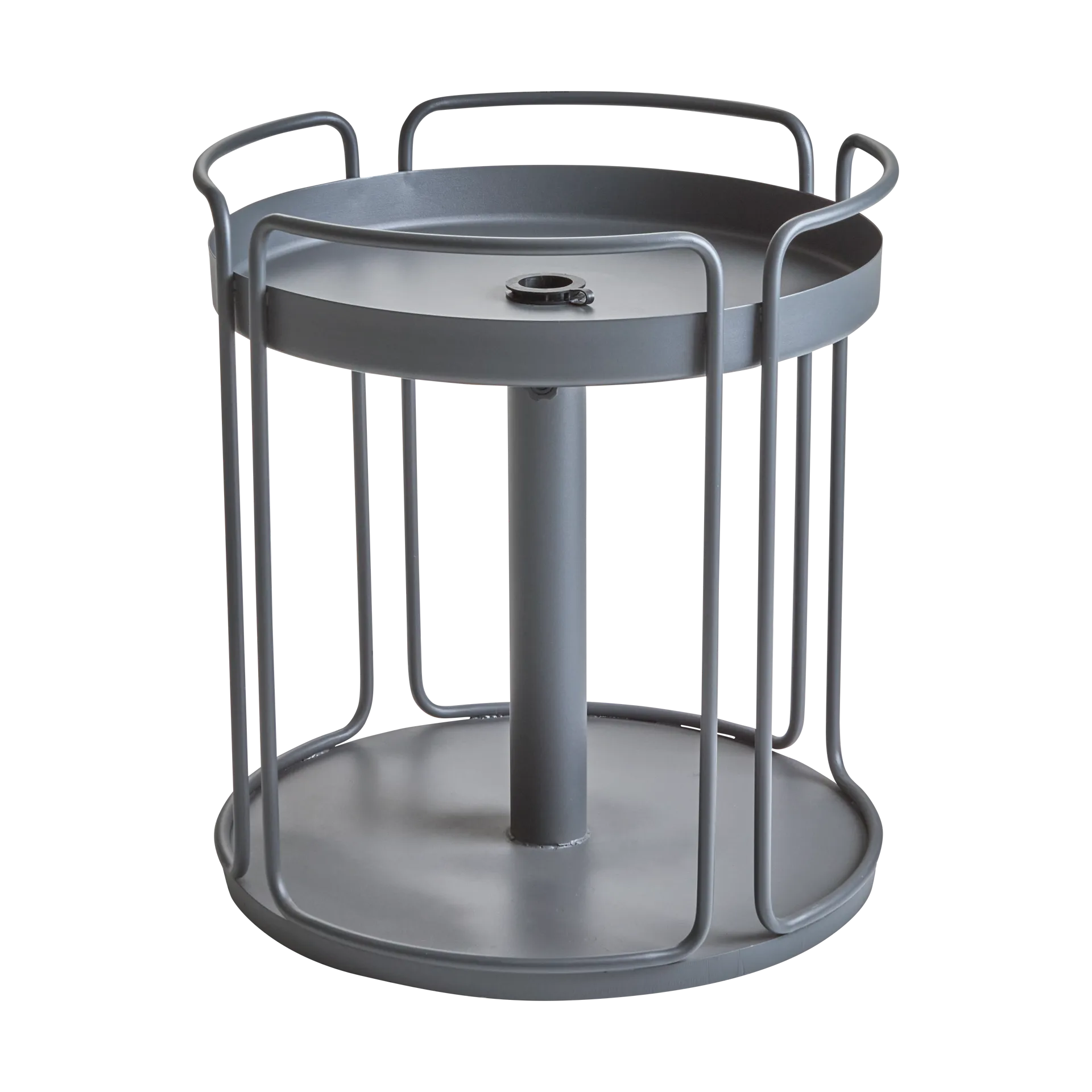 Shady bijzettafel en parasolvoet, Anthracite Brafab