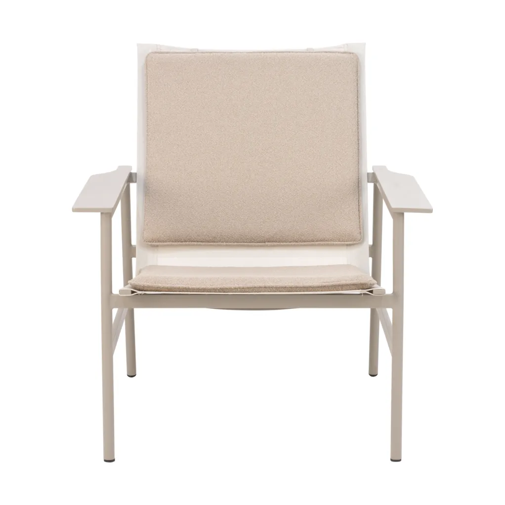 Soro loungefauteuil, Khaki-teddy beige Brafab