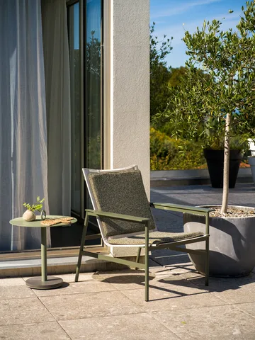 Soro loungefauteuil - Nordic green-teddy verde - Brafab