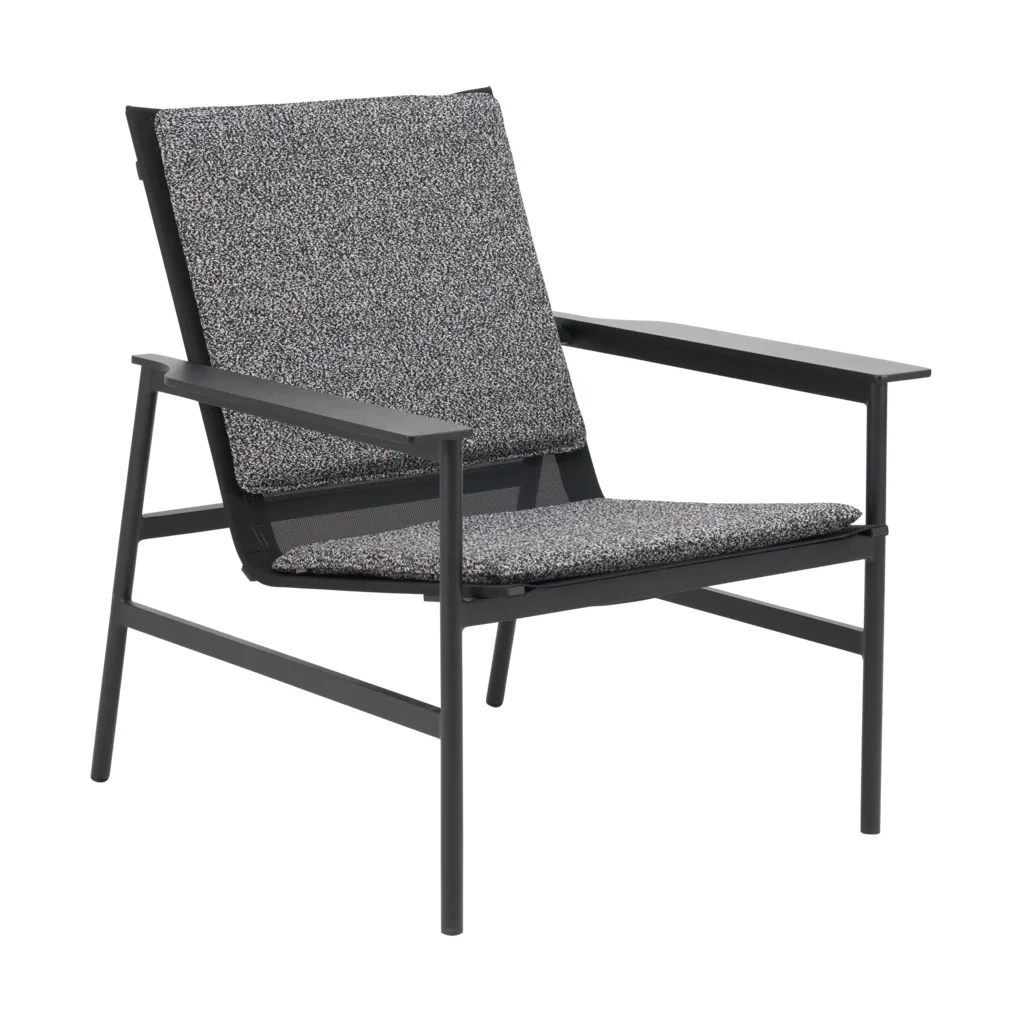 Soro loungefauteuil, Zwart-teddy ant Brafab