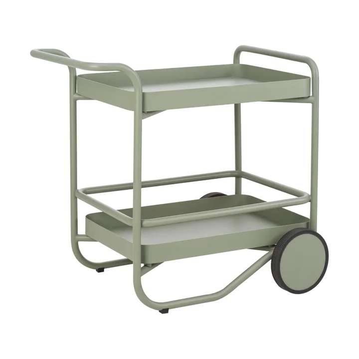 Trolly serveerwagen 88x59 cm - Dusty green - Brafab