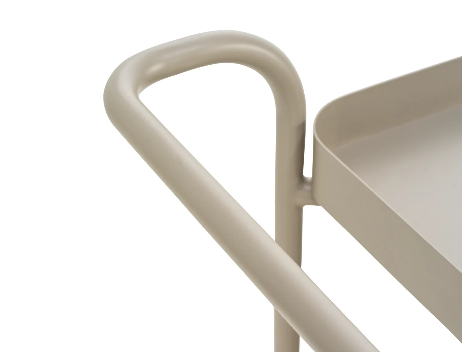 Trolly serveerwagen 88x59 cm, Khaki Brafab