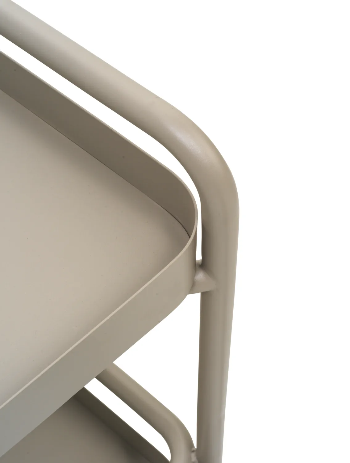 Trolly serveerwagen 88x59 cm, Khaki Brafab