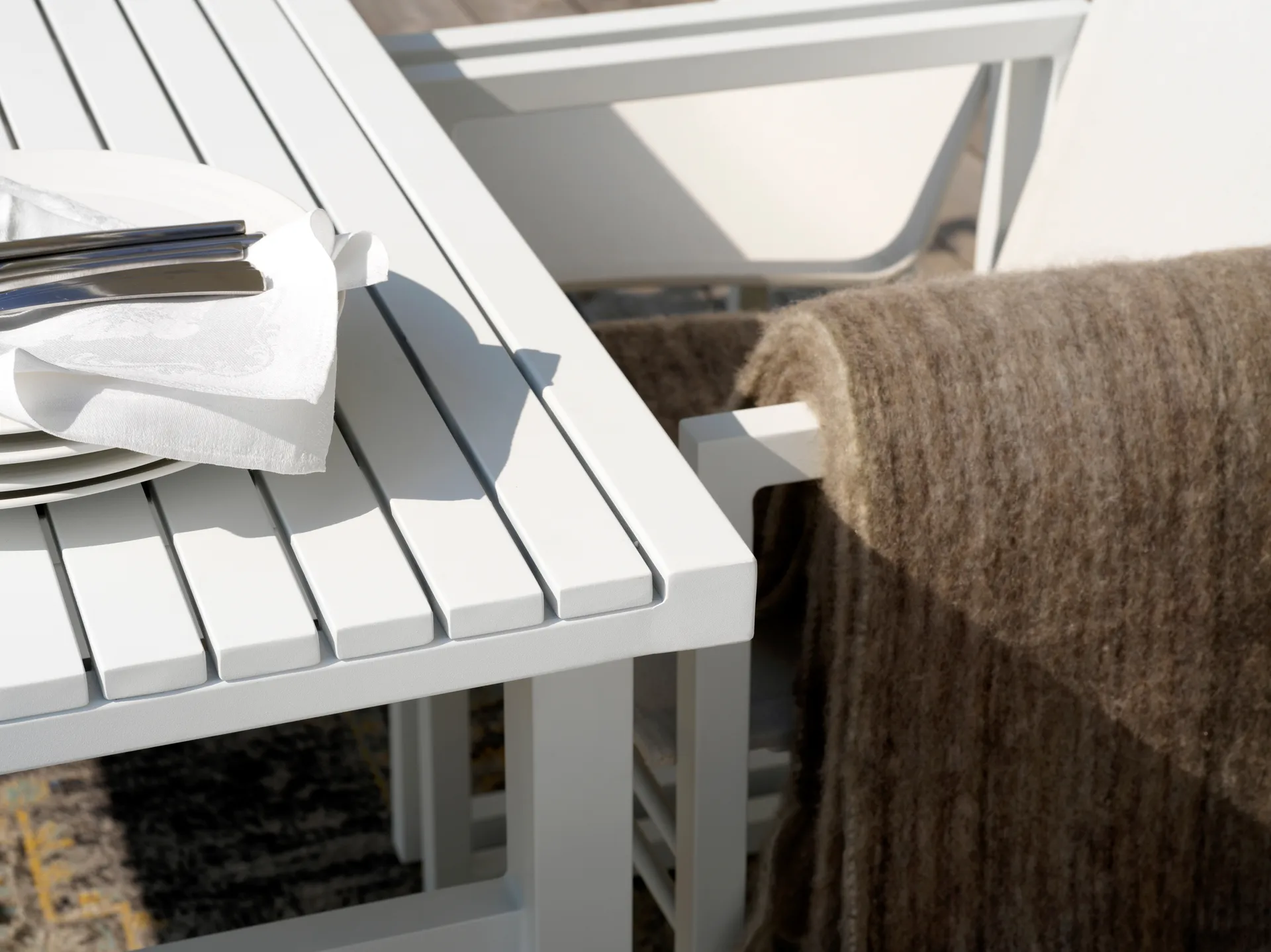 Vevi eettafel, Wit 230 cm Brafab