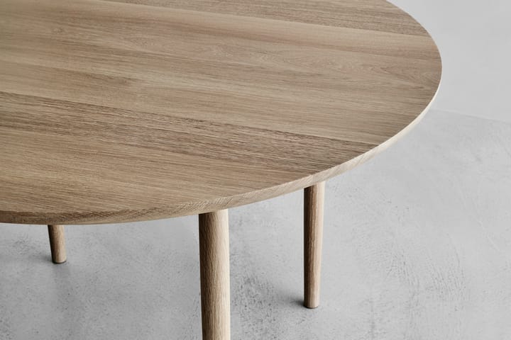 Arv eettafel Ø120 cm, Geoliede eik Brdr. Krüger