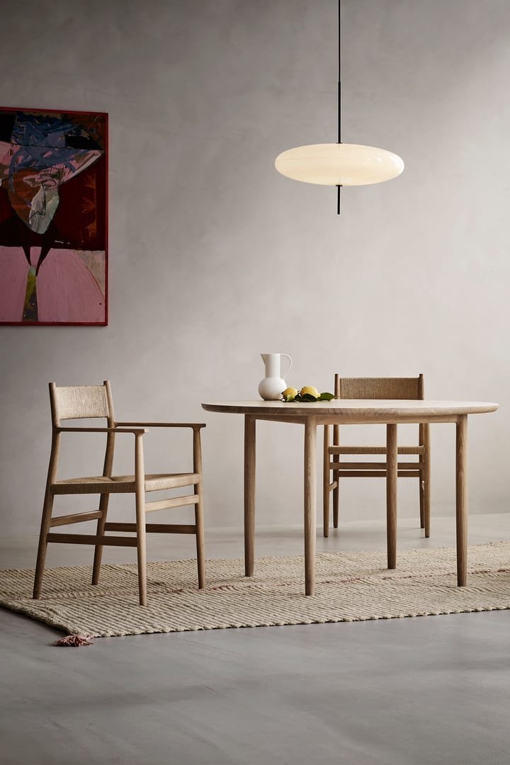 Arv eettafel Ø120 cm, Geoliede eik Brdr. Krüger