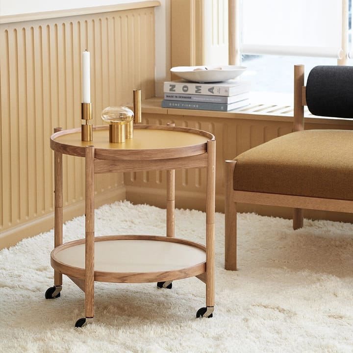 Bølling Tray Table model 50 roltafel - base, geolied beukenhouten onderstel - Brdr. Krüger