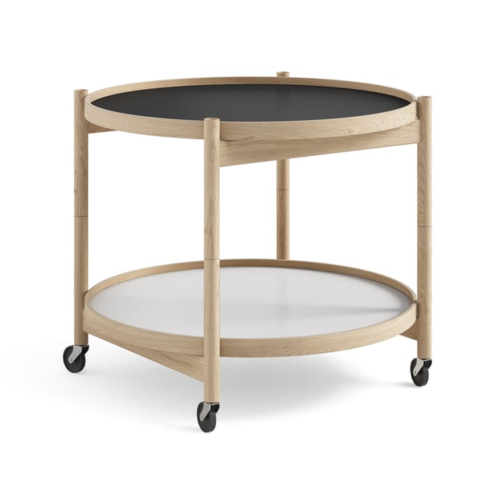 Bølling Tray Table model 60 roltafel - base, onbehandeld eikenhouten onderstel - Brdr. Krüger