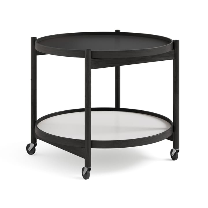 Bølling Tray Table model 60 roltafel - base, zwartgelakt eikenhouten onderstel - Brdr. Krüger