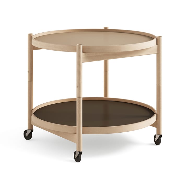 Bølling Tray Table model 60 roltafel - earth, geolied beukenhouten onderstel - Brdr. Krüger