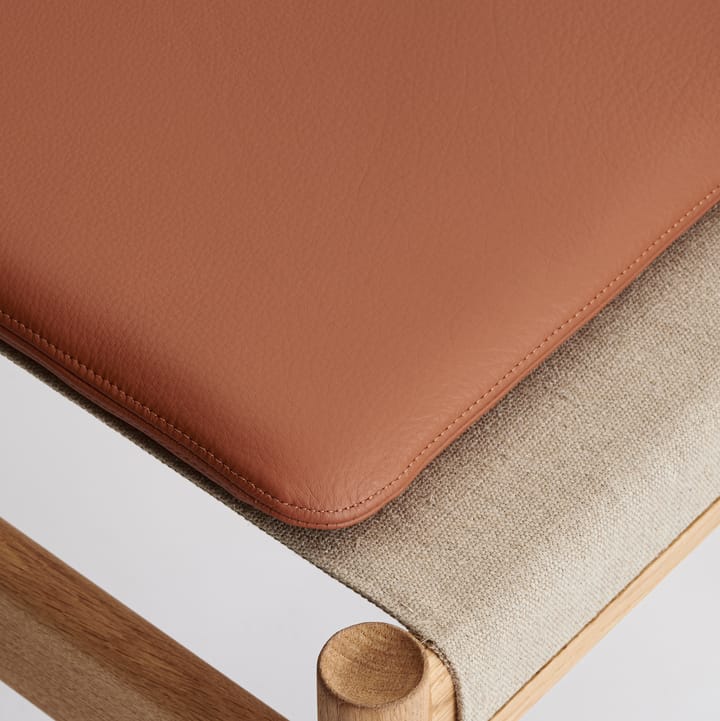 HB kussen 35x60 cm, Spectrum leer Brandy Brdr. Krüger