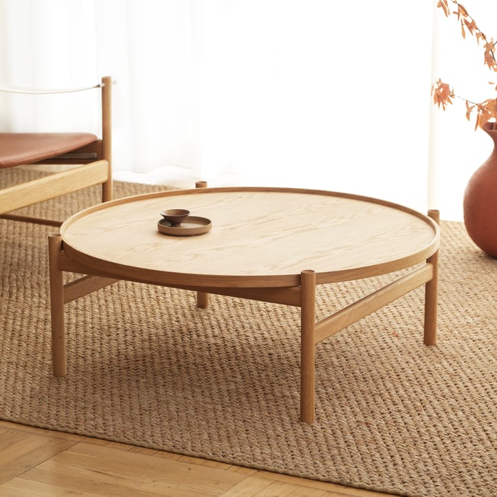 HB salontafel Ø100 cm, Geolied eikenhout Brdr. Krüger