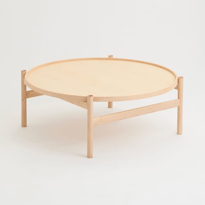 HB salontafel Ø100 cm, Witgeolied esdoornhout Brdr. Krüger