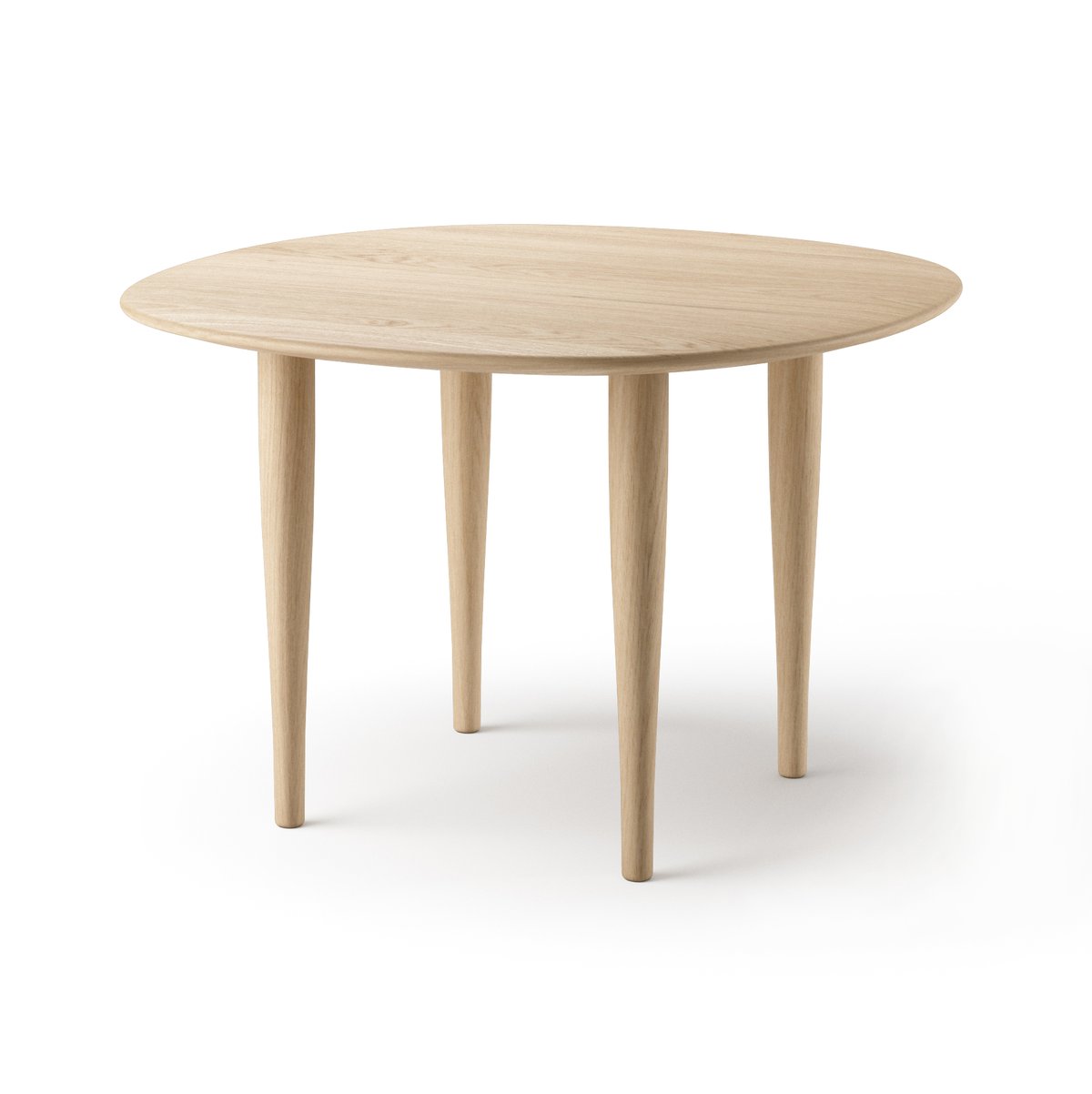 Brdr. Krüger Jari bijzettafel o60 cm Geolied eikenhout