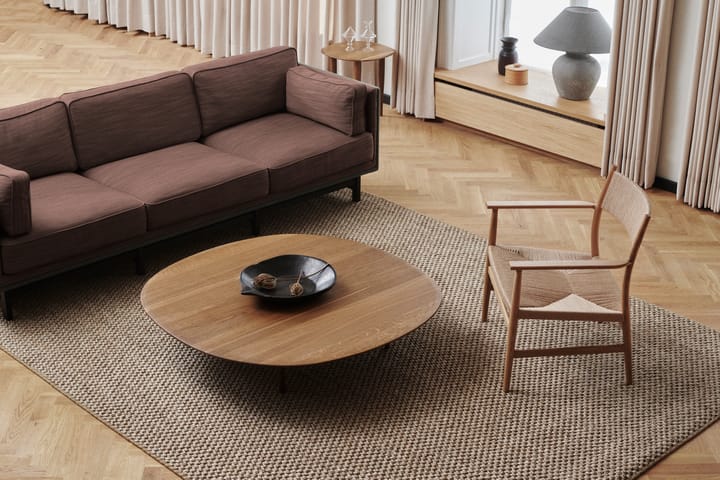 Jari salontafel Ø118 cm, Rookgeolied eikenhout Brdr. Krüger