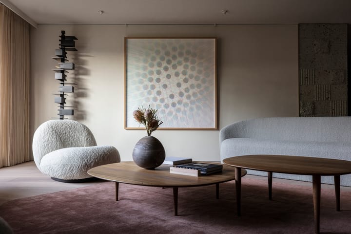 Jari salontafel Ø118 cm, Rookgeolied eikenhout Brdr. Krüger