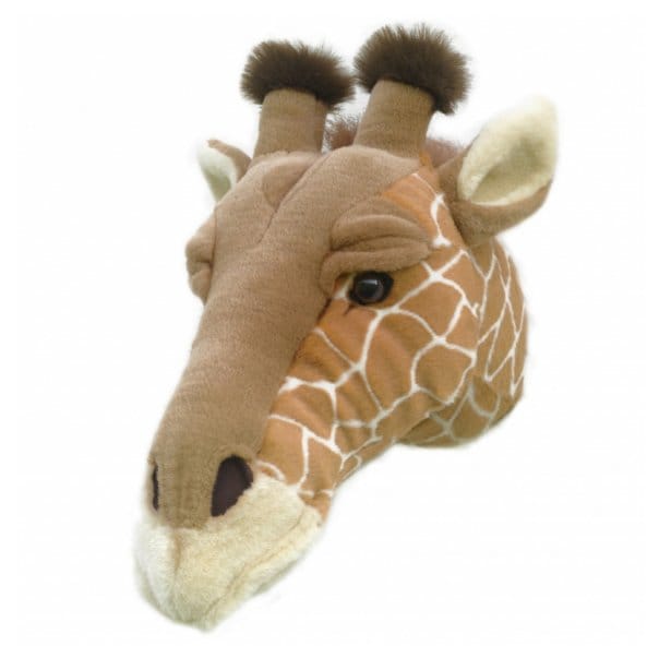 Pluche dierenkop - Giraf - giraffe - Brigbys