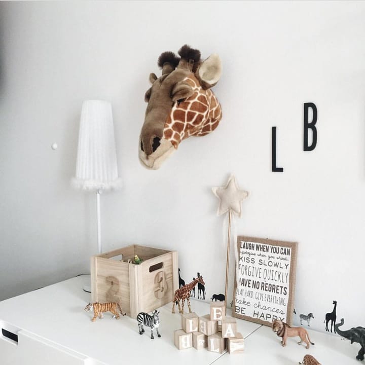 Pluche dierenkop - Giraf, giraffe Brigbys