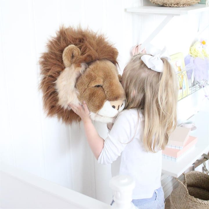 Pluche dierenkop - Leeuw, Leeuw Brigbys
